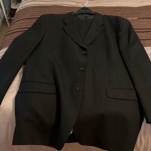 Men's black suit
